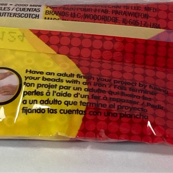 Perler Orange Mini Beads 30 Packs (2000 Beads per Pack) Small Butterscotch Craft - Picture 8 of 14